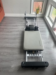 AeroPilates Foldable Pilates Reformer Full Body Indoor Gray/Black 55-5104