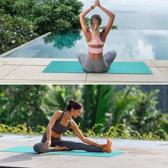 Travel Yoga Mat Foldable 0.16″, Foldable Exercise Mat Non Slip Yoga Matt for …
