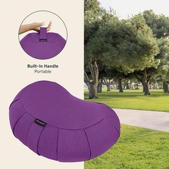 Sedona Zafu Meditation Cushion Filled w/Buckwheat Hulls Yoga Pillow Meditation