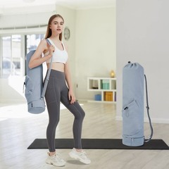 Yoga Mat Bag with Water Bottle Pocket & Wet Pocket for