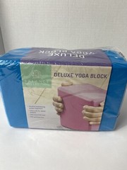 Balance Collection Yoga Block Deluxe 4”x6”x9” Blue