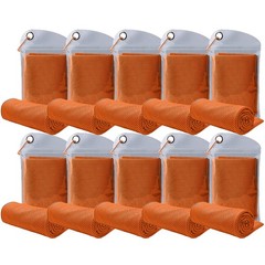 Immoono 10 Pack Cooling Towels Bulk Microfiber Ice Towel Quick Dry Breathable