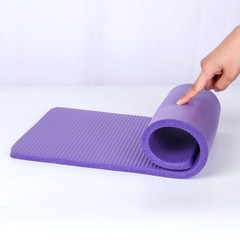 Non-Slip Yoga Mat Pad Sport Home Workout Pilates Gym Exercise Fitness Short 15MM