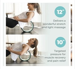 Chirp Wheel Ultimate Back Pain Bundle With Posture Corrector New Yoga Unused