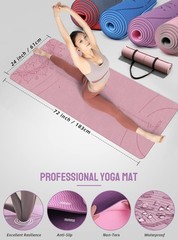 1/3 Yoga Mat Thick, Yoga Kit and Sets for Beginners Include High Density Yoga…
