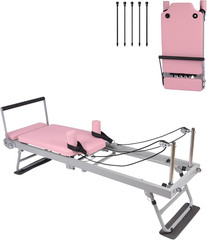 Pilates Reformer Machine, Home Gym Equipment for Beginners and Advanced Users