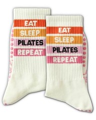 Cute Pilates Socks – Eat Sleep Pilates Repeat Sign Best Studio Gifts for Women