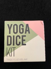 Yoga Dice Kit Professor Puzzle – “Tranquillity is just a roll away”