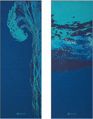 Gaiam Yoga Mat – Premium Print Reversible Extra Thick Non Slip Exercise & Fitnes