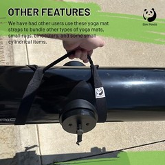 Slim Panda Yoga Mat Straps for Carrying, Adjustable Yoga Mat Carrier, Yoga Ma…