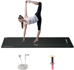 Enhanced Grounding Yoga Mat – 71″x24″ Non-Slip with 15ft Cord