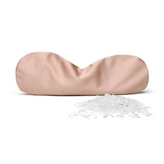 KISMETICS Weighted Eye Pillow with Clear Quartz Fill, Silk Satin Sleep Mask, …