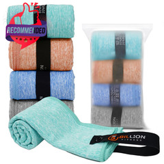 4 Pack Microfiber Towel Quick Dry Set – Super Absorbent Gym Towels…