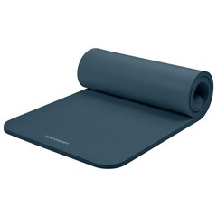 1″ Thick Non-Slip Yoga Mat with Nylon Strap for Home Fitness, Pilates & Stretchi