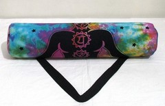 Tie Dye Yoga Mat Carrier Bags Hippie Mandala Cotton Bags With Shoulder Strap US