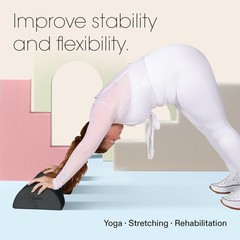 Bala Balance Blocks 2 Pack, Yoga Blocks for Working Out, Sage SemiCircular Y…