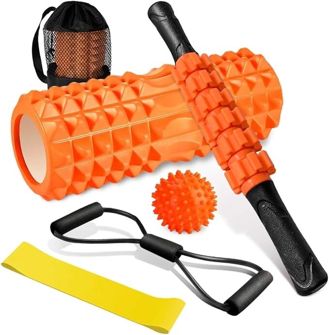 Muscle Massage Roller KIT-6 in 1 Foam Roller Foam Ball