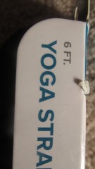 EVOLVE By GAIAM Black 6ft Yoga Stretching Strap 100% Polyester Brand New