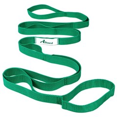 Abiarst Stretching Strap Yoga Straps for Physical 75 inches x 1 inch, Green