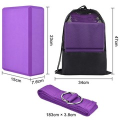 Yoga Block Blocks Set of 2 Yoga Block and Strap Yoga Blocks Yoga Block 2e…