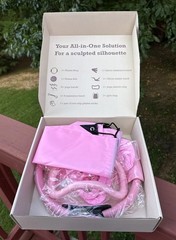 ElaraFit Women’s Pilates Essentials Kit 11pc Pink Ring Ball Bands Socks Bag