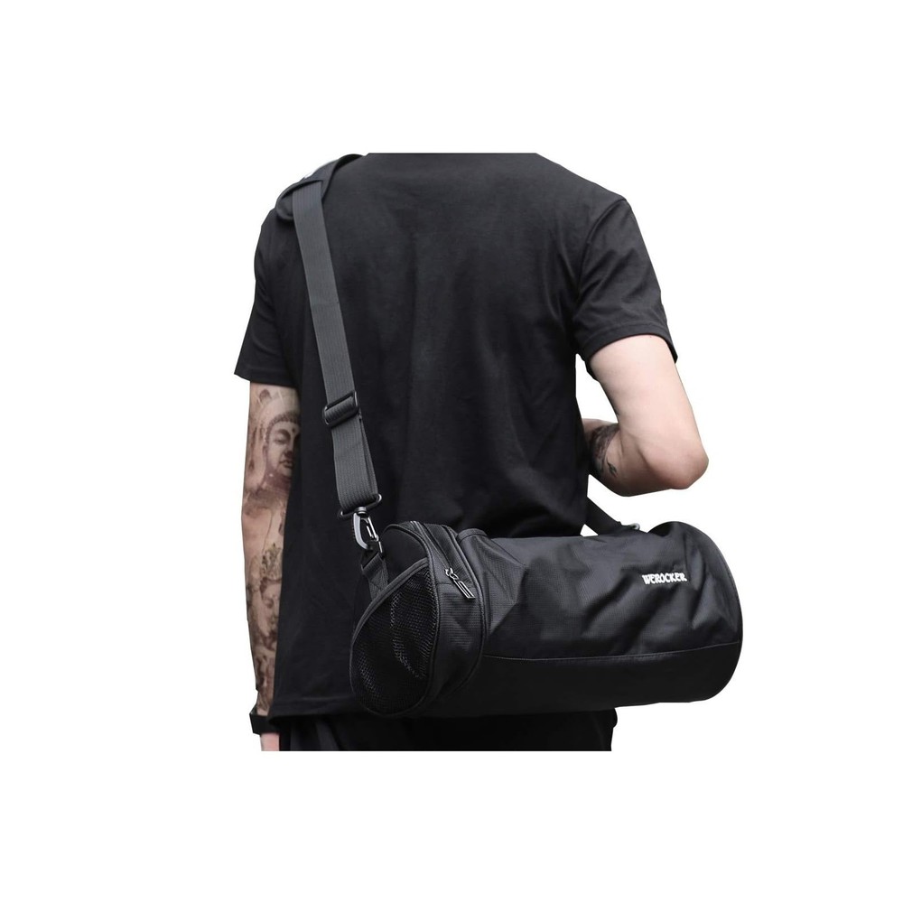 Small Sports Gym Bag Workout Lightweight Duffel Bags for Men and Women Black …