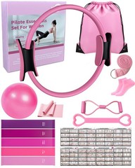Kabcon Pilates Kit For Home Women Beginners Workout Essentials Set