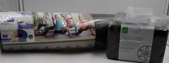 Lot of 2 SKONYON 2/5In Extra Thick Yoga Mat &Gaiam Yoga Block NO strap Black New