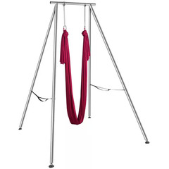 Aerial Yoga Frame and Yoga Hammock, 9.67 Ft. Height Professional Yoga Swing Stan