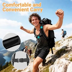 Rock Climbing Rope Storage Bag – Large Capacity Tree Rope Storage Black