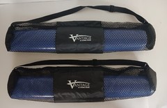 2 Blue Yoga Mats With Carrying Case, Vantage At Stone Creek, Standard Size