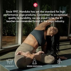 PRO Yoga Mat – Teacher Recommended, Non-Slip Textured 6mm 71″ x 26″ Black Sage