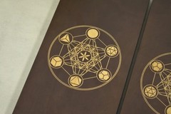 Sadhu Board “Metatron’s Cube” Yellow Galvanized Nails 10 mm/0.4 inch
