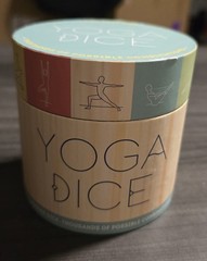 Yoga Dice 7 Wooden Dice, Thousands of Possible Combinations! Meditation Gifts