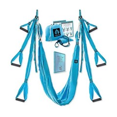 Aerial Yoga Swing Set – Yoga Hammock Trapeze Swing – Trapeze Yoga Kit – Flyin…