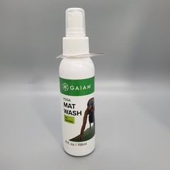 GAIAM Yoga Mat Wash Spray All Natural + Organic Oils 4oz 118ml Made USA