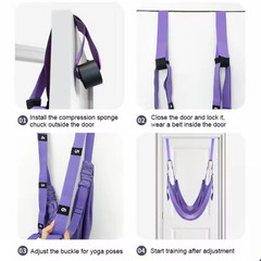 Adjustable Aerial Yoga Hammock Set wing Stretch Strap Dance Fitness Yoga Trainin