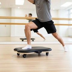 Pilates Roller Balance Board Yoga Roller Compact Core Train Pilates Board for