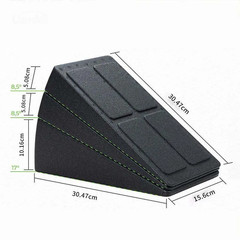 3Pcs/Set Yoga Bricks Squat Wedge Blocks Slant Board Adjustable Non-Slip Foot Str