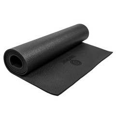 Body Sport 1/4″ Yoga Mat, Black – High-Density, Non-Slip Surface with Shock