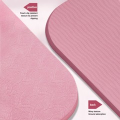 FOLDABLE YOGA MAT ECO FRIENDLY TPE FOLDING TRAVEL FITNESS EXERCISE GYM MAT