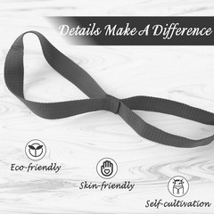 Stretching Strap Yoga Strap Physical Therapy for Home Workout, Exercise, Pila…