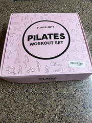 Fuelion Pilates Ring Set for Women, Home Workout Pilates Equipment with Resis…