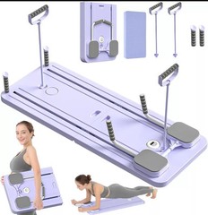 Pilates Board, Pilates Reformer Set, Foldable Pilates Reformer Board for Home