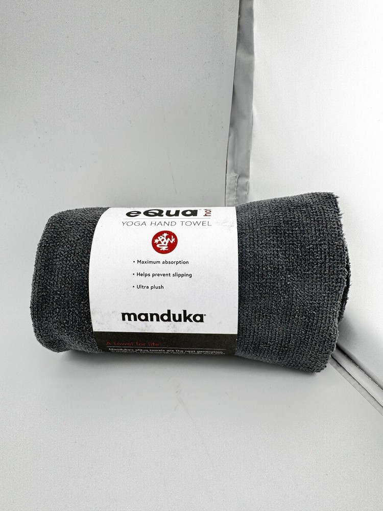 Manduka eQua Hot Yoga Hand Towel 25.5”X 16” Max Absorption