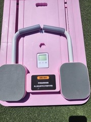 Pink Foldable Pilates Reformer Board – Home Gym Ab Workout Machine + Knee Pad