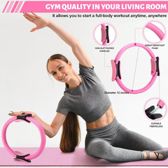 18-Piece Pilates Essential Kit: Ring, Ball, Bands, Mat & More for Women