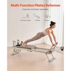Uimoso Foldable Pilates Reformer for Home Workouts with Adjustable Resistance