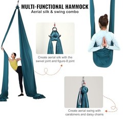 VEVOR Aerial Yoga Swing Hammock Kit with Rigging Hardware