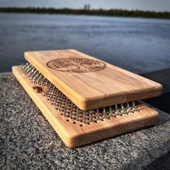 Sadhu board for Beginners from 100% Ash wood , Nails Step 10mm, Tree of Life